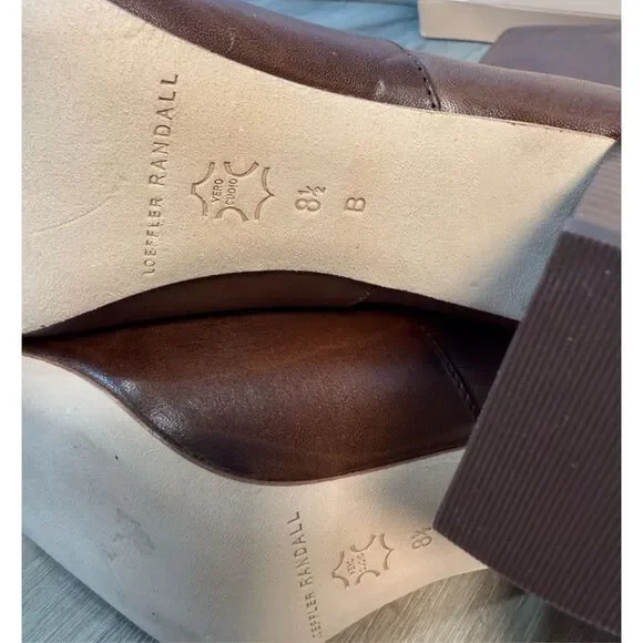 Loeffler Randall Goldy Espresso Tall Boot Size 8.5 $695 - Picture 12 of 13